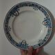 4 assiettes anciennes terre de fer longwy modèle « londres »