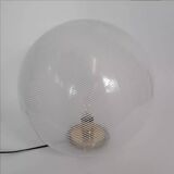 Lampe Venini ronde en verre et laiton
