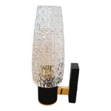Pair of vintage gold and black wall lights