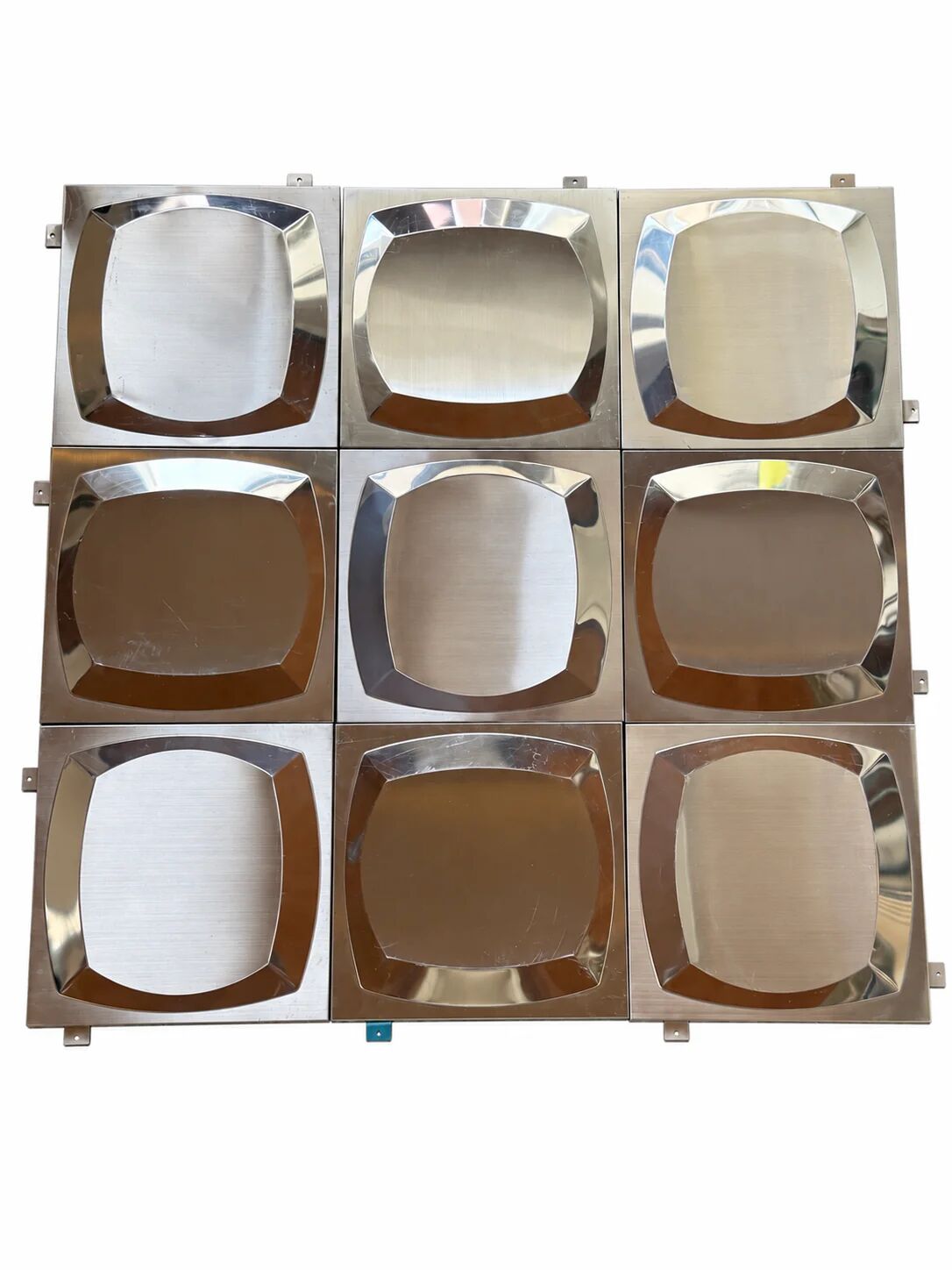 Set of 10 Space Age wall panels, 1970s