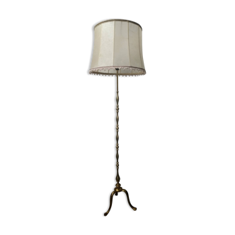 Brass floor lamp