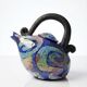 Terracotta teapot, US studio, 1950-1970 era, David Constantine White.