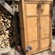 Parisian-style wardrobe, renovated wood