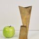 Art Deco Cubist Brass Vase from WMF, 1930s