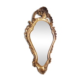Miroir des années 50 en résine