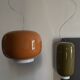 Chouchin No. 2 khaki glass pendant light by Foscarini