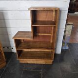 Pair of 1960s solid oak bookcases