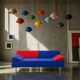 Vintage Mid-Century Danish Memphis Design Sofa Diva Daybed by G. Olsen