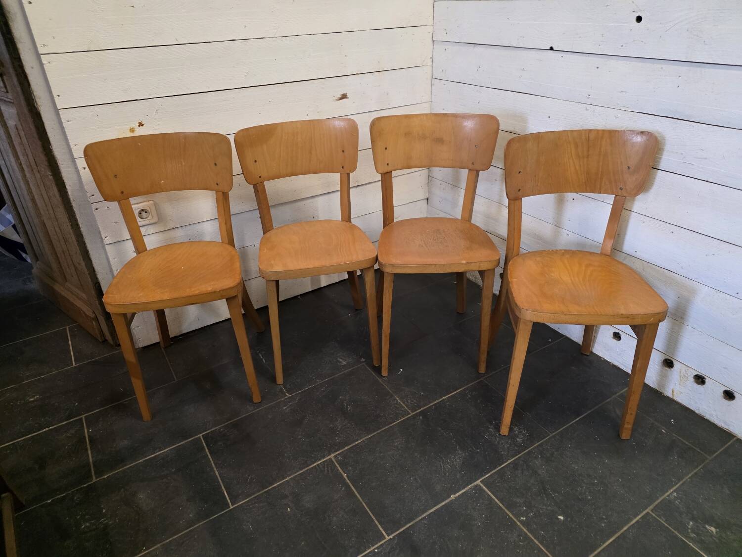 4 Thonet bistro chairs