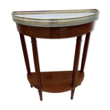 Console half moon wooden and marble louis XVI style