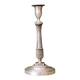 Silver-plated candlestick, late 19th century.