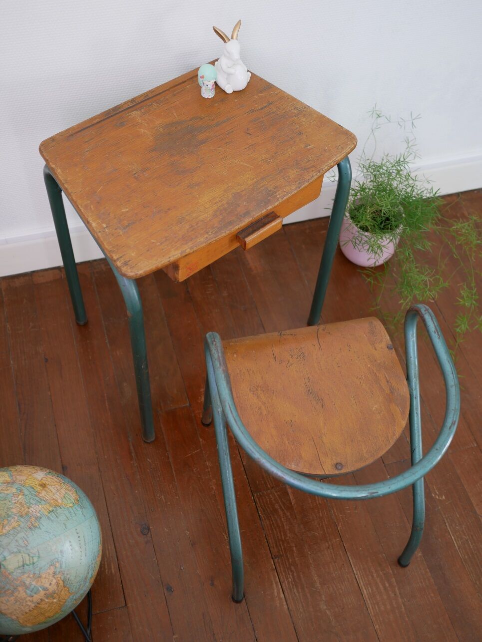 Bureau et chaise enfant Mullca 300 - Jacques Hitier