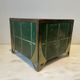 Pot cover in sheet metal and brass Art Nouveau Vienna Secession.