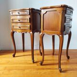Pair of Louis XVI style bedside tables