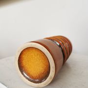 Vase vintage en céramique : poterie ouest-allemande des années 1970