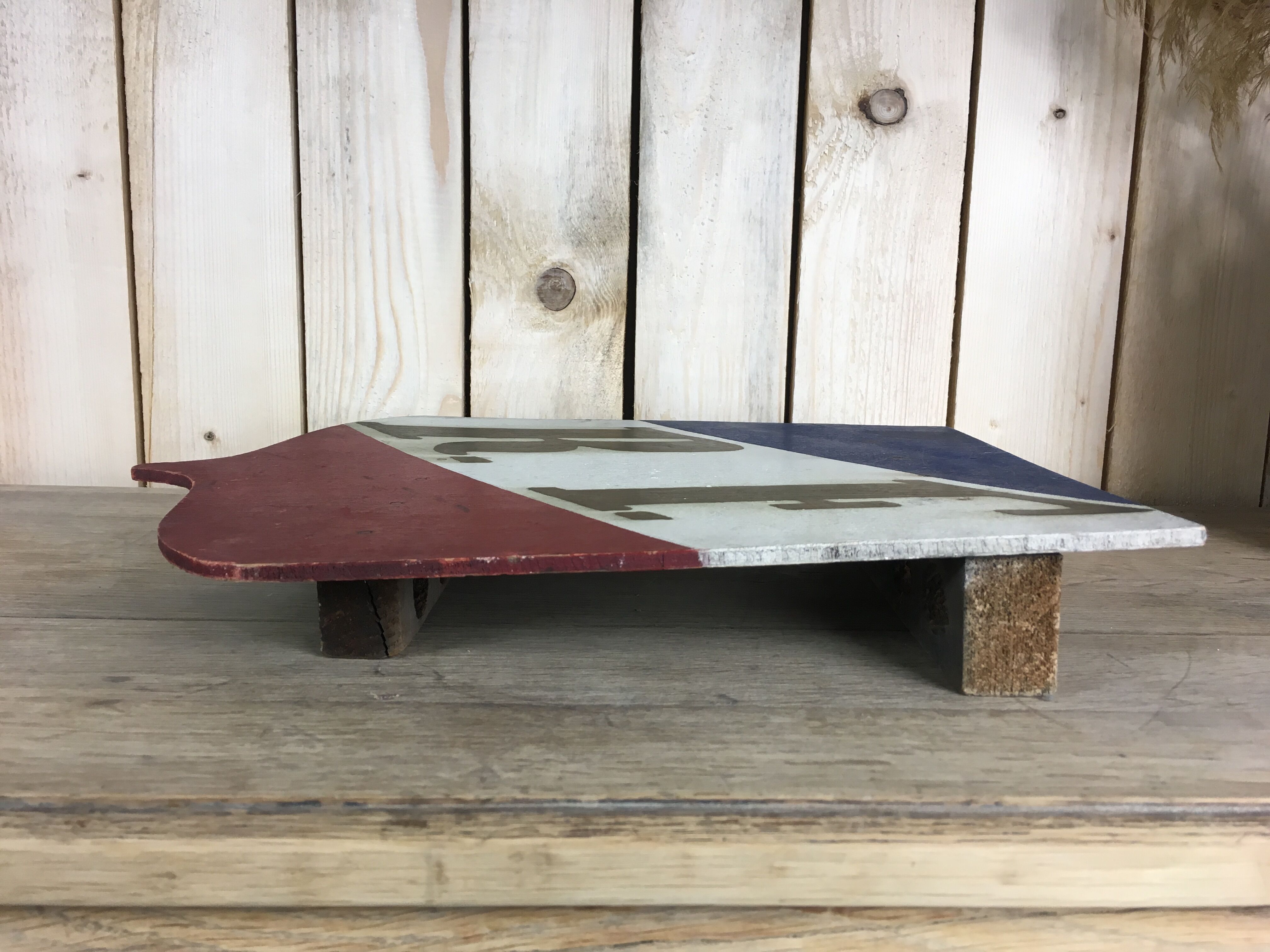 Old flag door French Republic