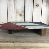 Old flag door French Republic