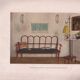Dining room bench and armchair set, Vienna-Budapest, circa 1930.