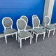 Set of 6 Louis XVI style Medallion chairs