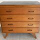 Vintage wooden chest of drawers