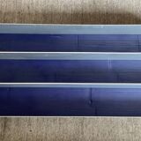 Series 3 contemporary wall-mounted bookcase shelves in aluminum and wood