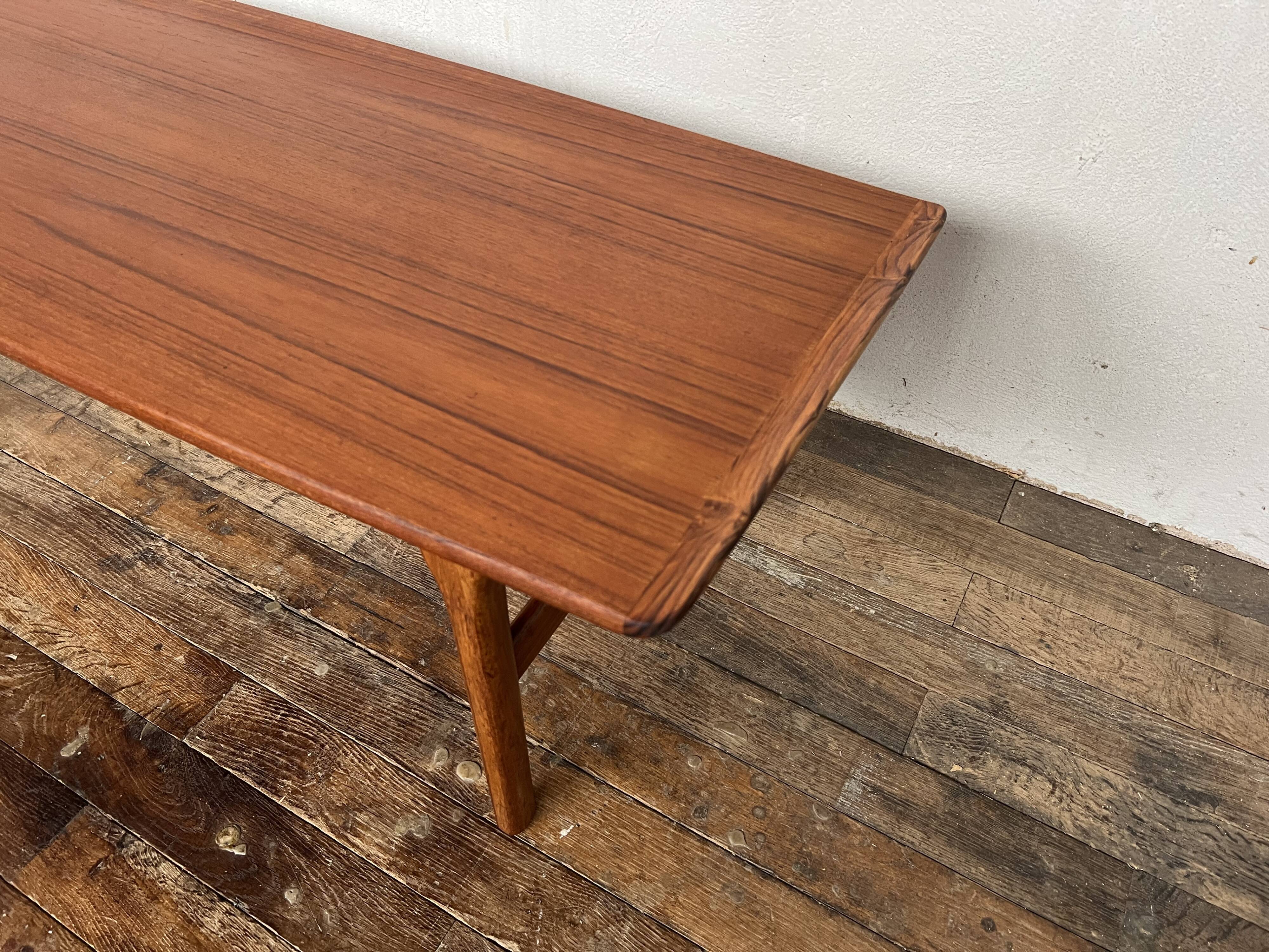 Scandinavian teak coffee table 1960 Denmark