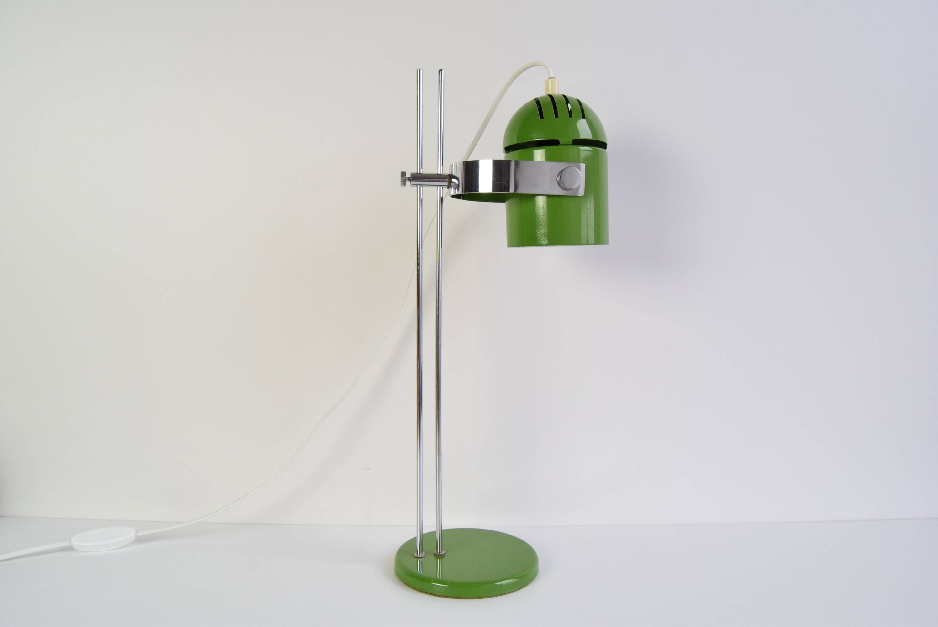 Green Table Lamp Combi Lux by Stanislav Indra, Czechoslovakia, 1970's.