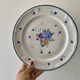 Set of 10 vintage flat plates