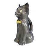 Vintage black cat jug pitcher