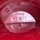 Tabouret tam tam stamp rouge cerise édition originale