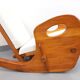 Brutalist rocking chair "sled" vintage