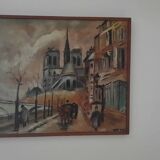 Peinture Notre-dame Paris