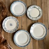 Produit BHV - Ensemble de 5 assiettes plates Terre de Fer