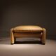 Leather Ottoman ‚Maralunga‘ by Vico Magistretti for Cassina | Italy 1973