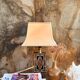 Lacquered lamp from the 1960s, "Le Dauphin" house.