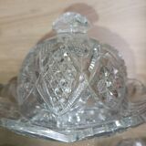 Antique cut glass butter dish – Luxury & elegance of the dining table art