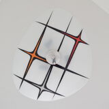 Mid-century Glass Pendant by  Napako,1970’s.