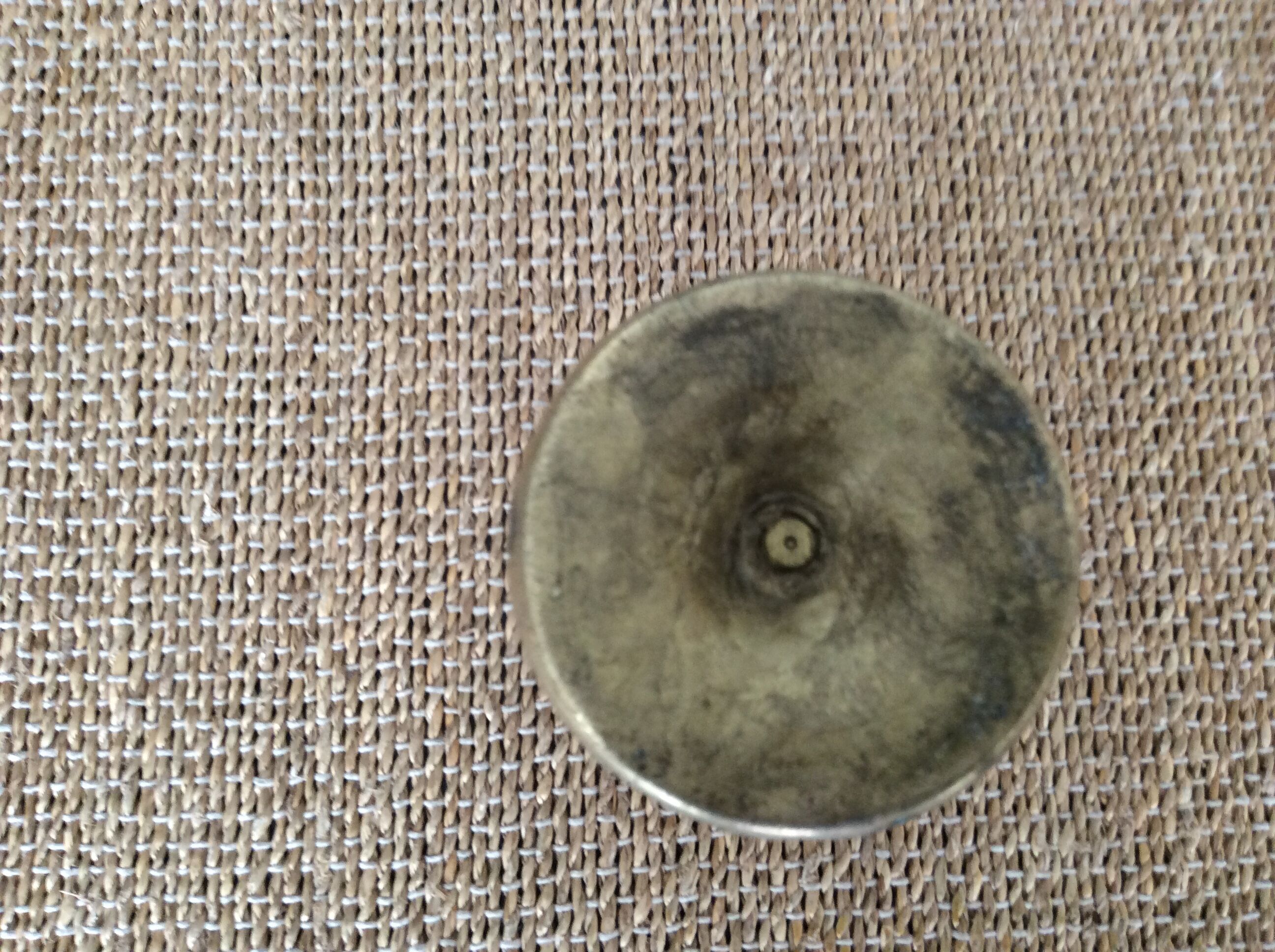 Copper candle holder