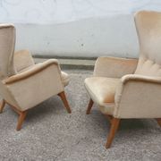 2 ears bergere chairs Scandinavian years 50/60