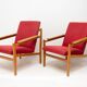 Paire de fauteuils vintage de style scandinave, 1960