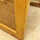Pair of vintage wooden and caned armchairs – 1980