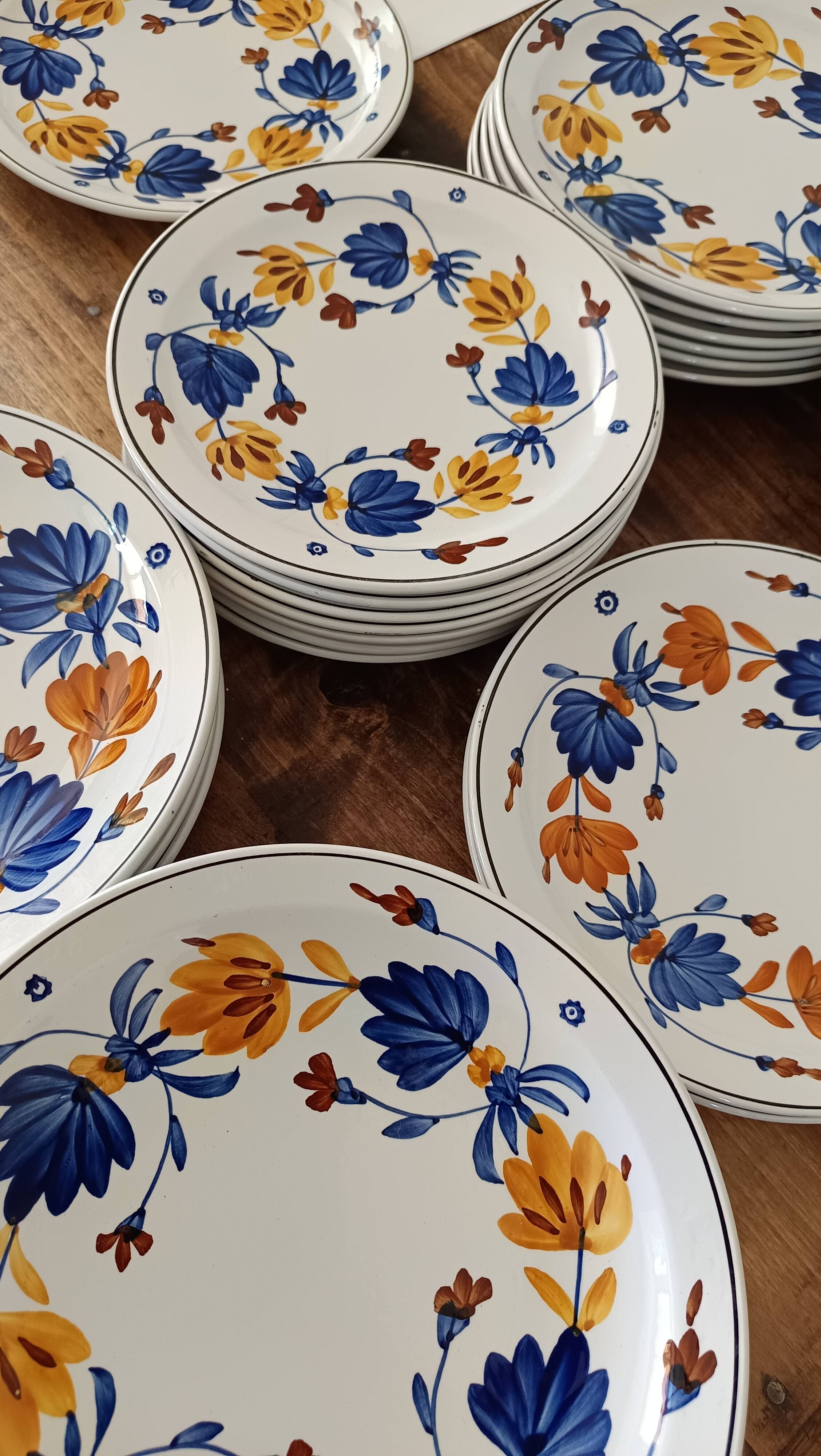 Sarreguemines table service "Saverne" – 44 pieces