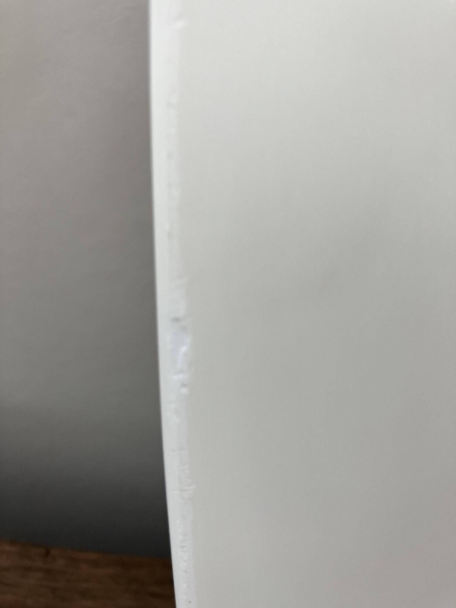 Vintage 70s-Magnificent white square mirror-Syla