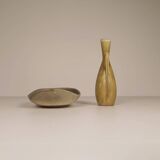 Bowl and vase Midcentury Modern Rörstrand Carl Harry Stålhane, Sweden, 1950s
