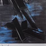 Pierre SOULAGES - Painting AUGUST 24, 1958 - Original Poster
