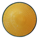 Large round dish. Dieulefit Caves. Vintage