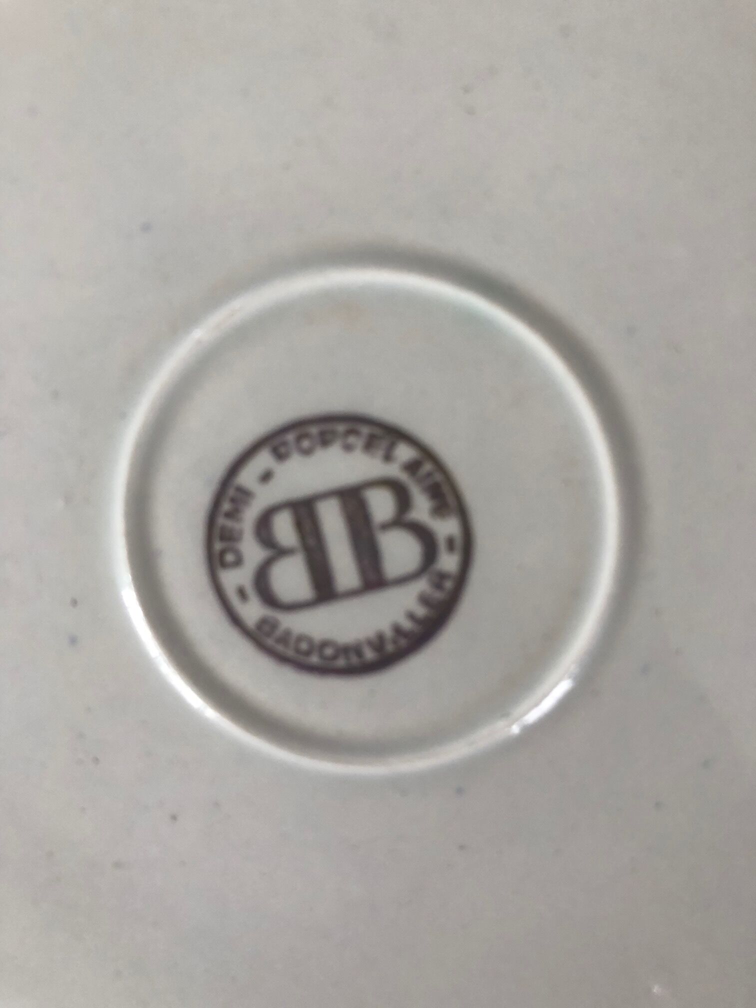 Lot of 3 serving dishes old in half porcelain Badonviller