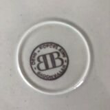 Lot of 3 serving dishes old in half porcelain Badonviller