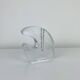 Vase soliflore en verre vintage