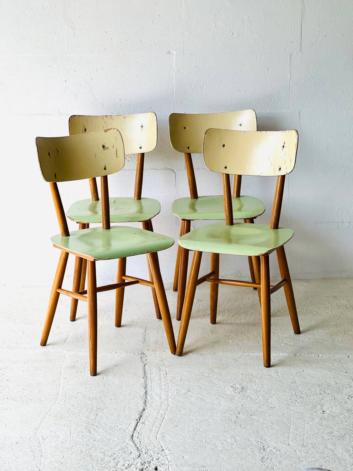Bistro Ton Chairs, set of 4